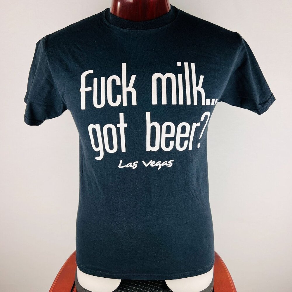 F*ck Milk, Got Beer Las Vegas Med T-Shirt Shirt